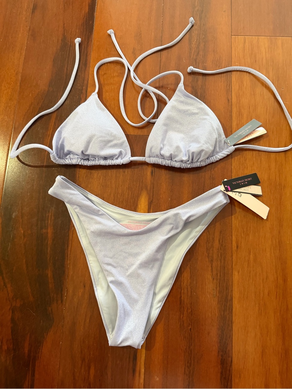 Victoria's Secret Lavender Triangle Bikini Set